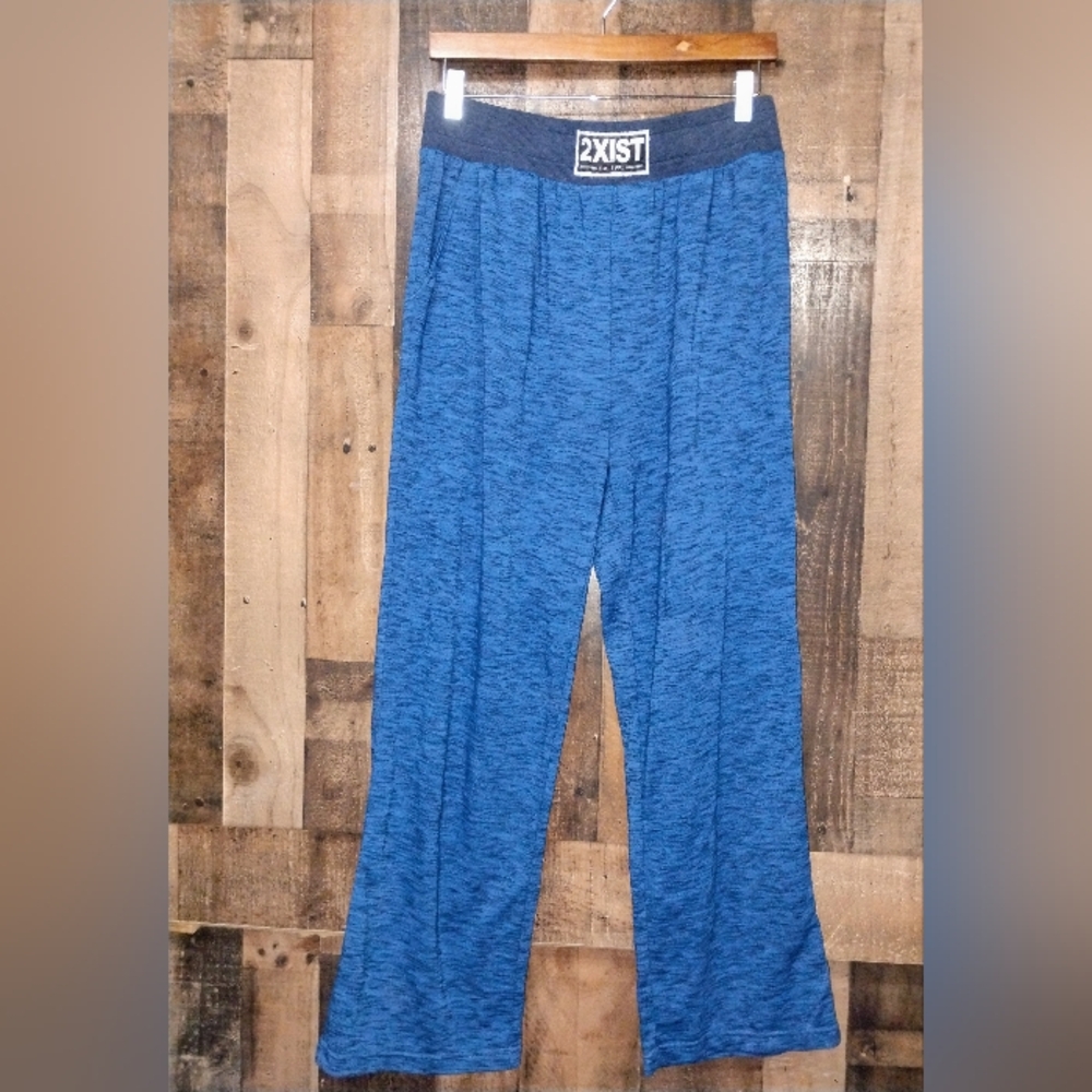 2(X)IST Blue Mens Back Pocket Lounge Pants Size Medium